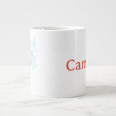 チビ(小さくかわいく書いた感じ)ハリーポッター™パトロナス ジャンボコーヒーマグカップ (正面)