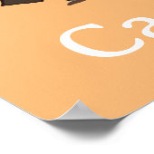 チビ（小さくかわいく書いた感じ）ハリーポッター™パトロナス ポスター (角)