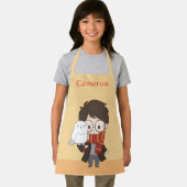 チビ（小さくかわいく書いた感じ）ハリーポッター™ & Hedwig エプロン (インサイチュ)