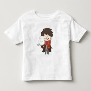 チビ（小さくかわいく書いた感じ）ハリーポッター™ & Hedwig トドラーTシャツ