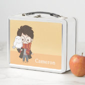 チビ（小さくかわいく書いた感じ）ハリーポッター™ & Hedwig メタルランチボックス (インサイチュ)