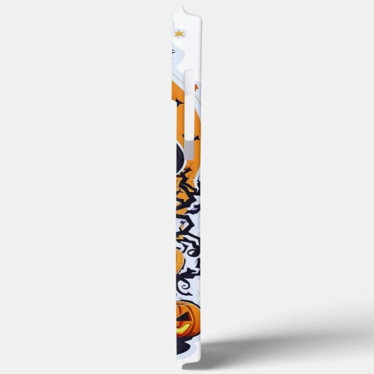 チビ(小さくかわいく書いた感じ)ハロウィーンスタイルかわいいハロウィンギフト Case-Mate iPhoneケース (裏面 / 左)