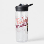 チビ(小さくかわいく書いた感じ)ハーマイオニー「いたずら管理中」 ウォーターボトル (左面)