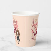 チビ（小さくかわいく書いた感じ）ハーマイオニー「いたずら管理中」 紙コップ (右)