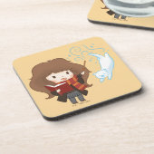 チビ(小さくかわいく書いた感じ)ハーマイオネグレンガパトロウス コースター (左側)