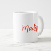 チビ（小さくかわいく書いた感じ）ハーマイオネグレンガパトロウス ジャンボコーヒーマグカップ (正面右)