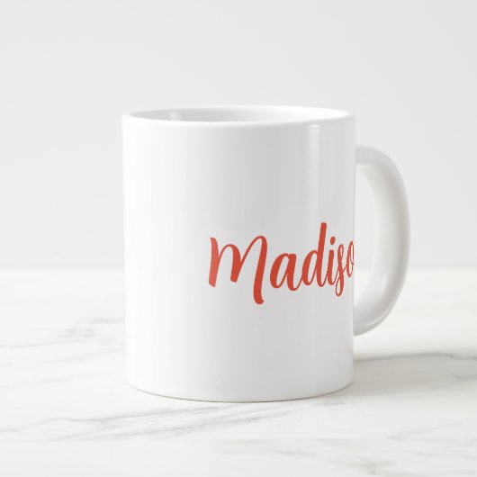 チビ（小さくかわいく書いた感じ）ハーマイオネグレンガパトロウス ジャンボコーヒーマグカップ (正面右)