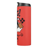 チビ(小さくかわいく書いた感じ)ハーレークインアボックス付きハンマー タンブラー (回転右)