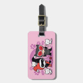 チビ（小さくかわいく書いた感じ）ハーレークイン&チビ（小さくかわいく書いた感じ）キャットウーマンウィ ラゲッジタグ (正面縦)