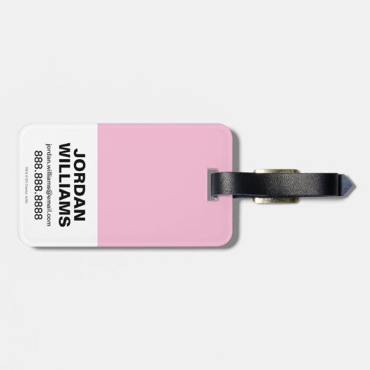 チビ（小さくかわいく書いた感じ）ハーレークイン&チビ（小さくかわいく書いた感じ）キャットウーマンウィ ラゲッジタグ (裏面横)