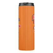 チビ（小さくかわいく書いた感じ）ハーレークイン&チビ（小さくかわいく書いた感じ）ジョーカーハート タンブラー (裏面)