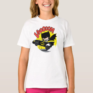 チビ(小さくかわいく書いた感じ)バットマンインザバットモバイル Tシャツ