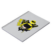 チビ（小さくかわいく書いた感じ）バットマンスケールザシティ ノートブック (左側)