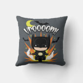 チビ（小さくかわいく書いた感じ）バットマンバットサイクル クッション (裏面)