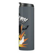 チビ(小さくかわいく書いた感じ)バットマンバットサイクル タンブラー (回転右)