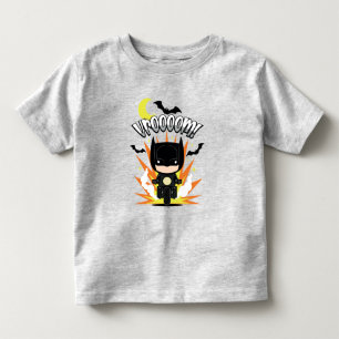チビ（小さくかわいく書いた感じ）バットマンバットサイクル トドラーTシャツ