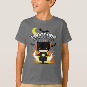 チビ（小さくかわいく書いた感じ）バットマンバットサイクル Tシャツ