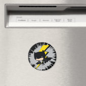 チビ(小さくかわいく書いた感じ)バットマン稲妻キック マグネット (インサイチュ (食洗機))