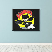 チビ(小さくかわいく書いた感じ)バットマン キャンバスプリント (インサイチュ (ウッドフロア))