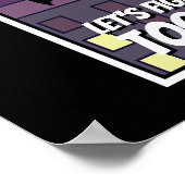 チビ(小さくかわいく書いた感じ)バットマン – 一緒に犯罪と闘おう ポスター (角)