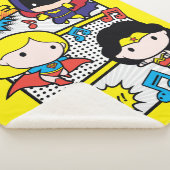 チビ(小さくかわいく書いた感じ)ヒーローズ踊り シェルパブランケット (3/4)