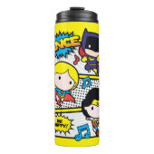 チビ(小さくかわいく書いた感じ)ヒーローズ踊り タンブラー (正面)