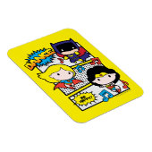 チビ(小さくかわいく書いた感じ)ヒーローズ踊り マグネット (右側)