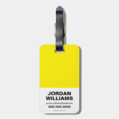 チビ（小さくかわいく書いた感じ）ヒーローズ踊り ラゲッジタグ (裏面縦)