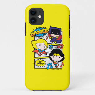 チビ（小さくかわいく書いた感じ）ヒーローズ踊り iPhone 11 ケース