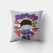 チビ(小さくかわいく書いた感じ)ビザロ#1 クッション (裏面)