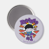 チビ(小さくかわいく書いた感じ)ビザロ#1 マグネット (正面/裏面)