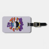 チビ(小さくかわいく書いた感じ)ビザロ#1 ラゲッジタグ (正面横)