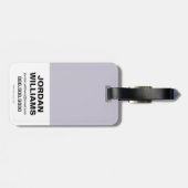 チビ(小さくかわいく書いた感じ)ビザロ#1 ラゲッジタグ (裏面横)