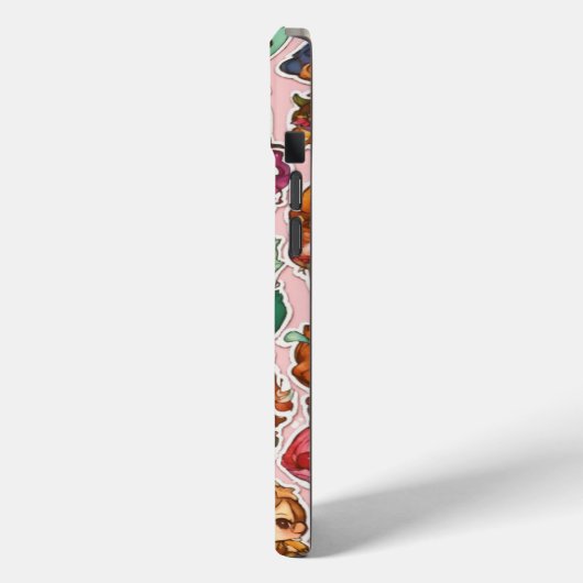 チビ(小さくかわいく書いた感じ)フェアリータ魔法アお洒落ート Case-Mate iPhoneケース (裏面 / 左)