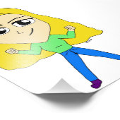 チビ（小さくかわいく書いた感じ） フォトプリント            (角)