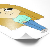 チビ（小さくかわいく書いた感じ） フォトプリント            (角)