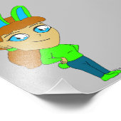 チビ（小さくかわいく書いた感じ） フォトプリント            (角)