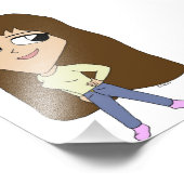 チビ（小さくかわいく書いた感じ） フォトプリント            (角)