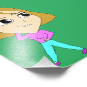 チビ（小さくかわいく書いた感じ） フォトプリント            (角)