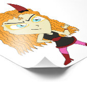 チビ（小さくかわいく書いた感じ） フォトプリント            (角)