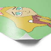 チビ（小さくかわいく書いた感じ） フォトプリント            (角)