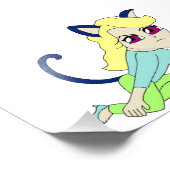 チビ（小さくかわいく書いた感じ） フォトプリント            (角)