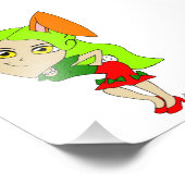 チビ（小さくかわいく書いた感じ） フォトプリント            (角)