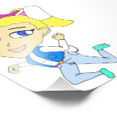 チビ（小さくかわいく書いた感じ） フォトプリント            (角)