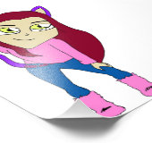 チビ（小さくかわいく書いた感じ） フォトプリント            (角)