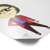 チビ（小さくかわいく書いた感じ） フォトプリント            (角)