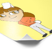 チビ（小さくかわいく書いた感じ） フォトプリント            (角)