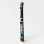 チビ（小さくかわいく書いた感じ）フラッシュすごい、マン、バットマンレーシングパターン Case-Mate iPhoneケース (裏面/左)