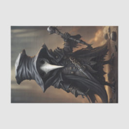 チビ（小さくかわいく書いた感じ）ペストドクターモンスターデクページ紙 薄葉紙