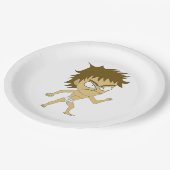 チビ（小さくかわいく書いた感じ） ペーパープレート (アングル)